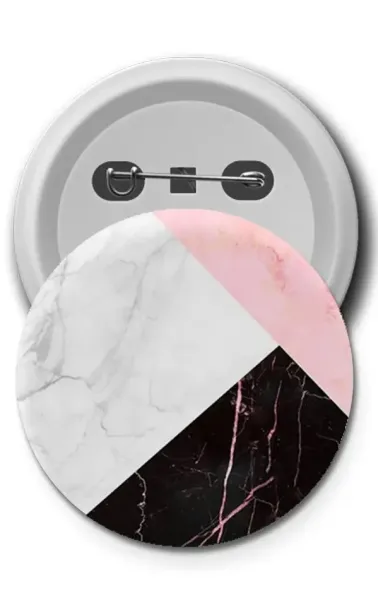 Buton Rozet - Three Color