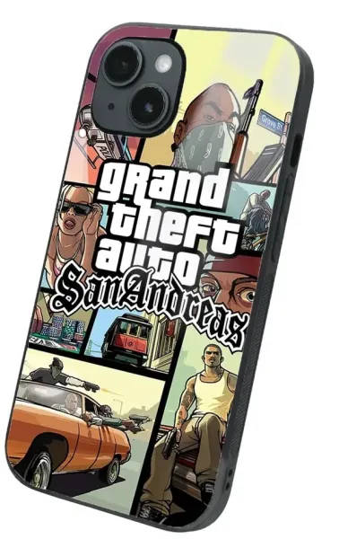 iPhone 14 Plus Tamperli Glossy Cam Kapak - GTA
