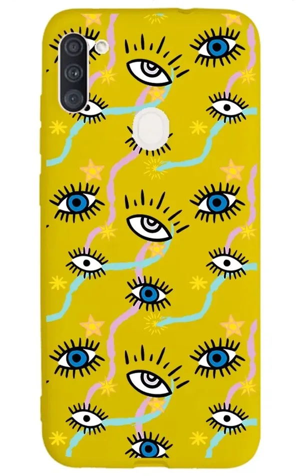 Samsung Galaxy A11 Lansman Kılıf - Eyes
