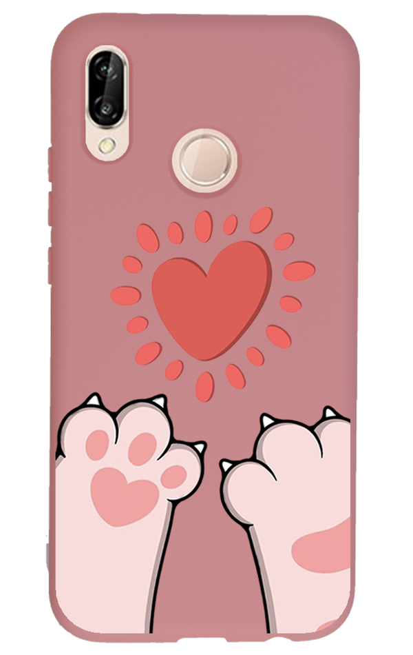 Huawei P20 Lite Lansman Kılıf - Pati Pembe