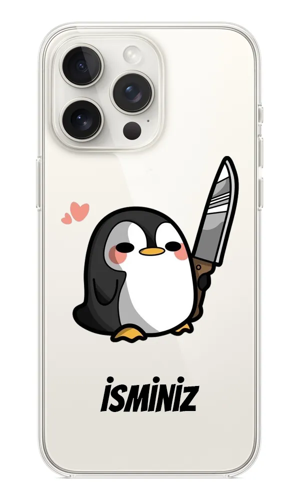 Pengu Şeffaf Silikon Kılıf