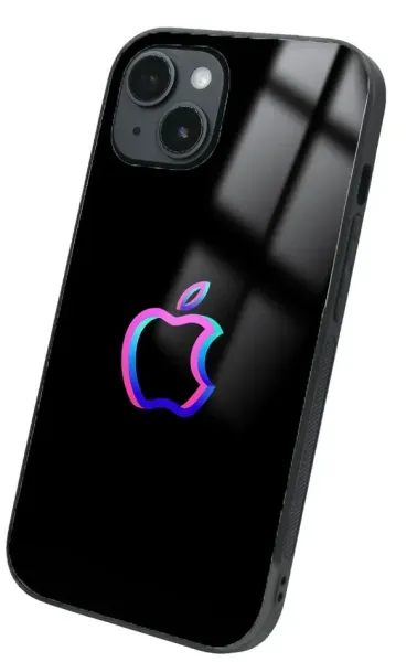 iPhone 14 Plus Tamperli Glossy Cam Kapak - Logo 1