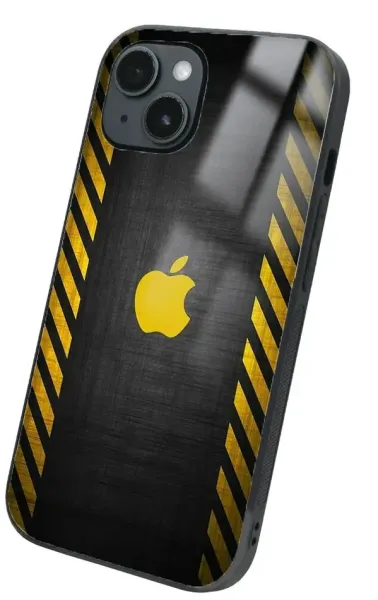 iPhone 14 Plus Tamperli Glossy Cam Kapak - Logo 3