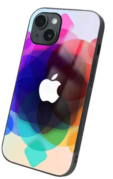 iPhone 14 Plus Tamperli Glossy Cam Kapak - Logo 7
