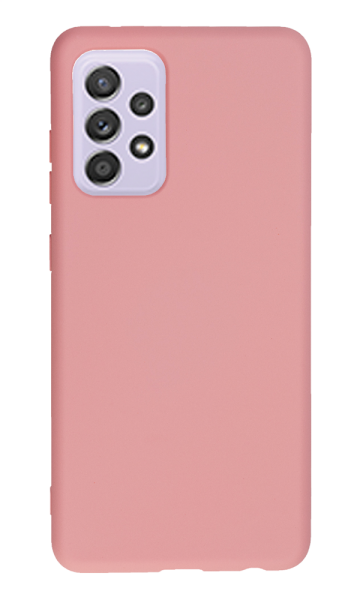 Samsung Galaxy A52 Kılıf Tasarla Lansman Dokulu Kapak Pembe