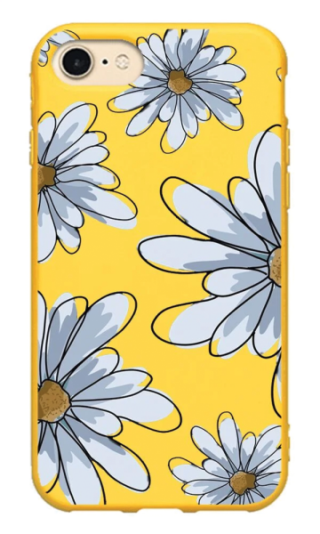 iPhone 8 Lansman Kılıf - Papatya Sarı