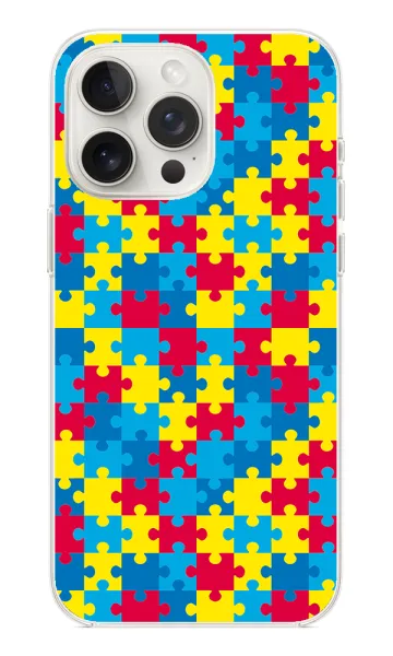 Puzzle Şeffaf Silikon Kılıf