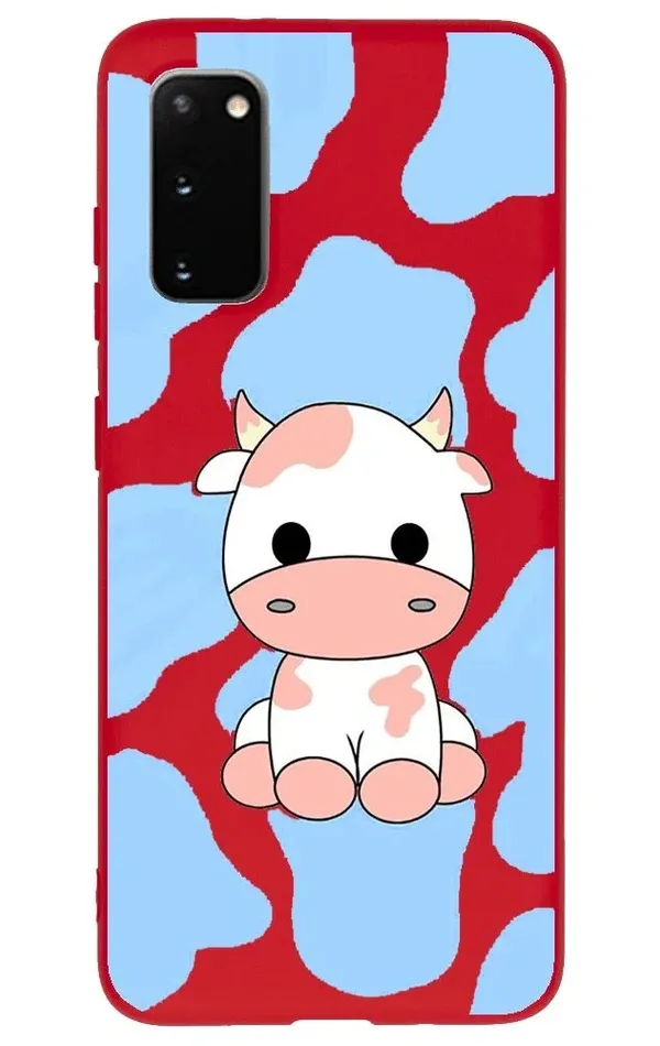 Samsung Galaxy S20 Lansman Kılıf - İnek
