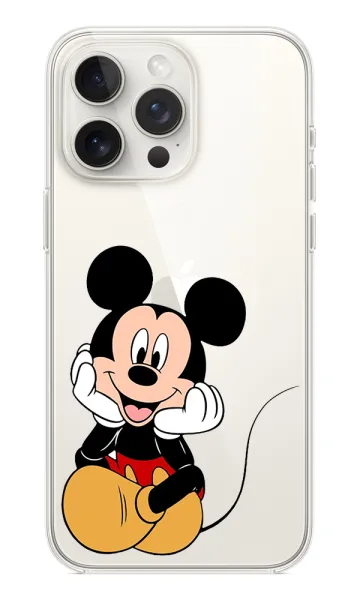 Mickey Mouse Şeffaf Silikon Kılıf