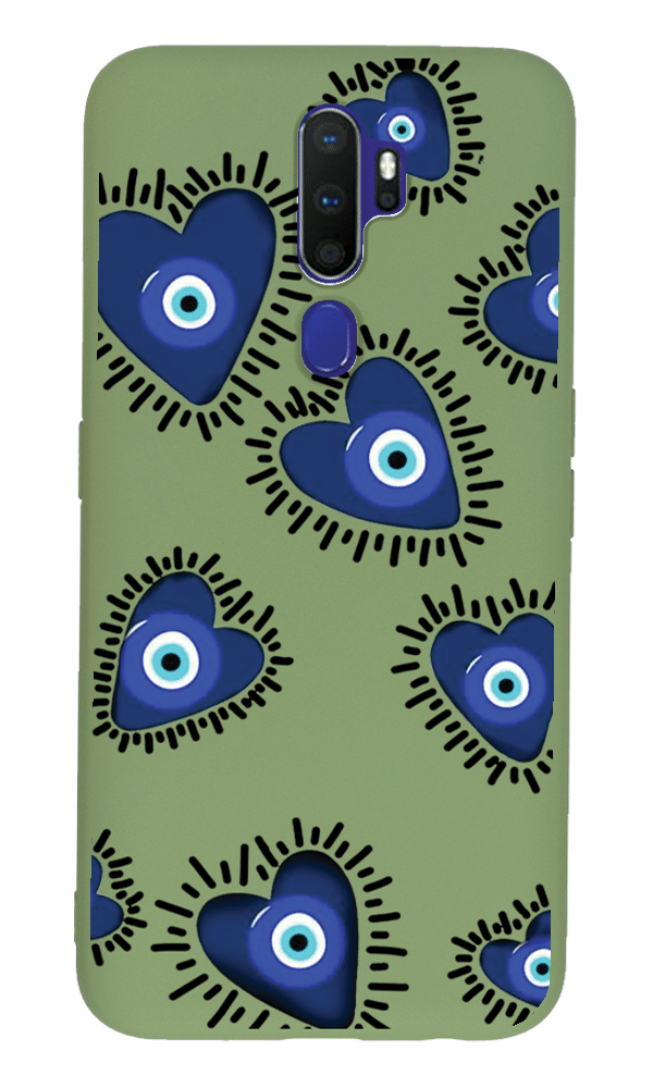 Oppo A5s Lansman Kılıf - Nazar Yeşil