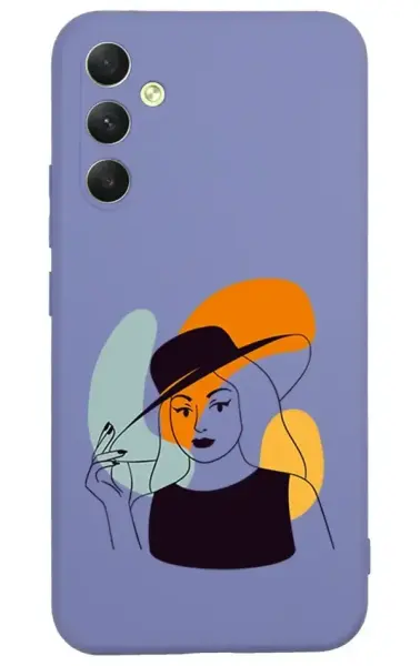 Samsung Galaxy A34 5G Lansman Kılıf - Art Woman 4