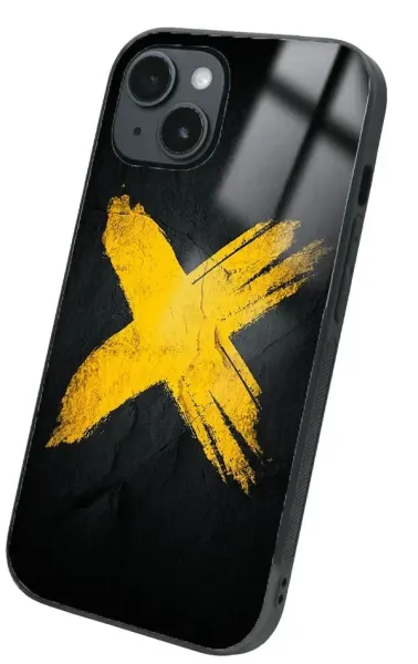 iPhone 14 Plus Tamperli Glossy Cam Kapak - X