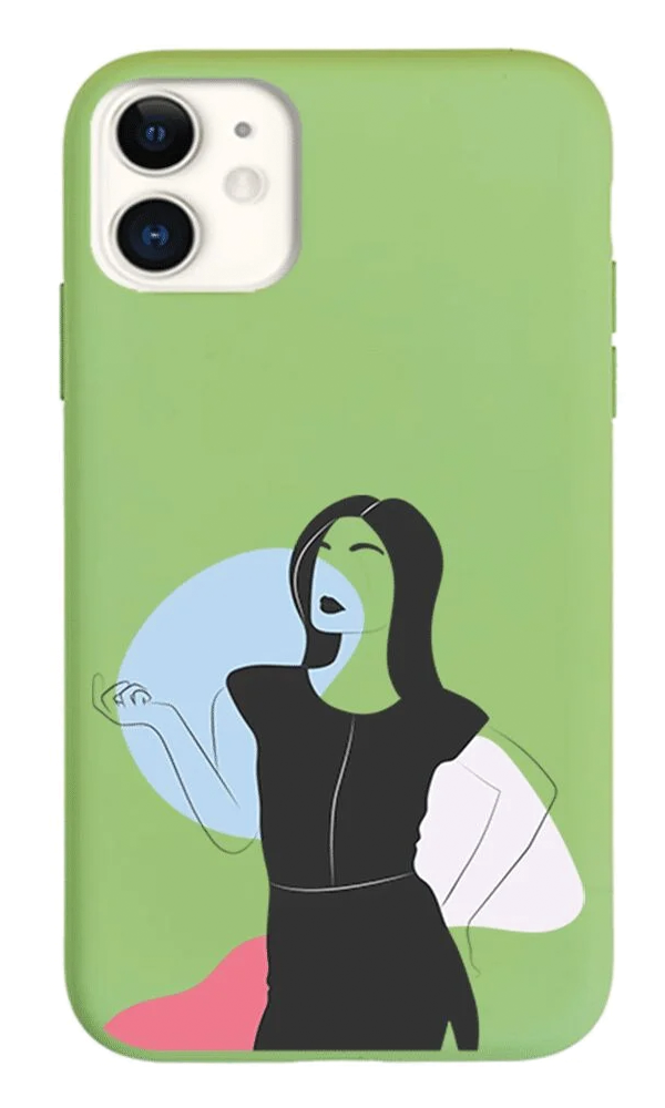 iPhone 11 Lansman Kılıf - Art Women 1