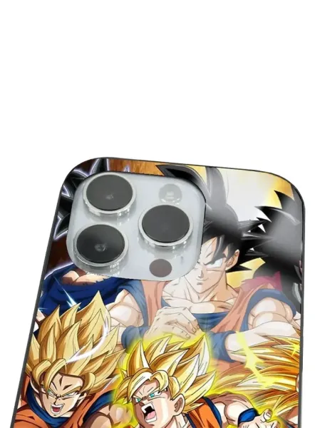 iPhone 14 Pro Tamperli Glossy Cam Kapak - Anime