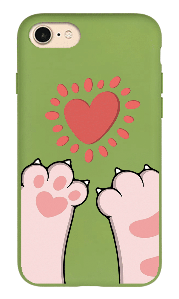 iPhone 8 Lansman Kılıf - Pati Yeşil