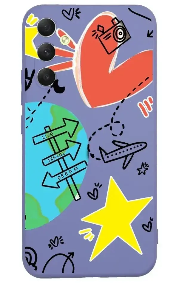 Samsung Galaxy A34 5G Lansman Kılıf - World