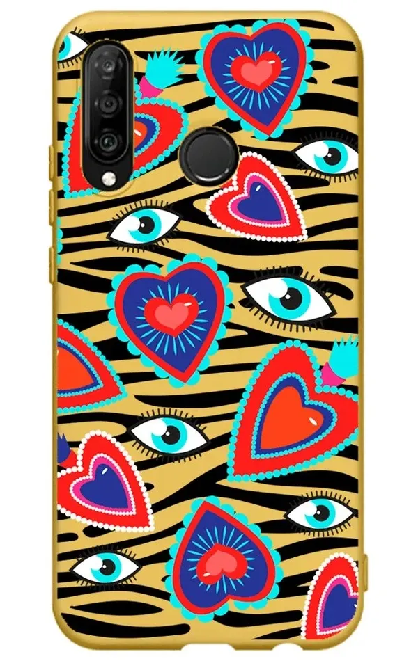 Huawei P30 Lite Lansman Kılıf - Eye Of The Heart