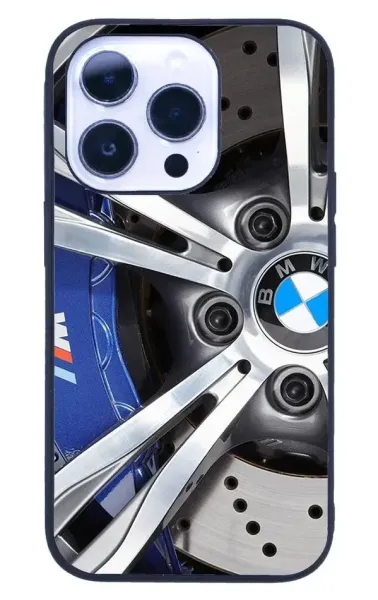 iPhone 14 Pro Tamperli Glossy Cam Kapak - BMW