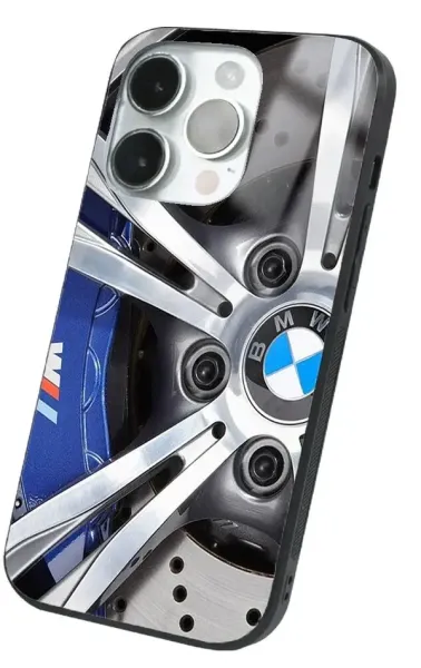 iPhone 14 Pro Tamperli Glossy Cam Kapak - BMW