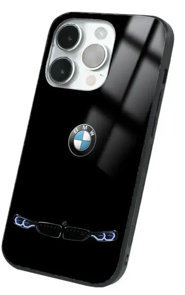 iPhone 14 Pro Tamperli Glossy Cam Kapak - BMW 2