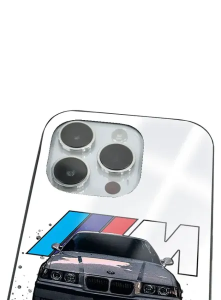 iPhone 14 Pro Tamperli Glossy Cam Kapak - BMW 3