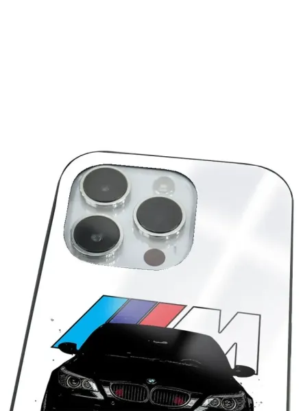 iPhone 14 Pro Tamperli Glossy Cam Kapak - BMW 4