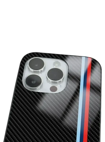 iPhone 14 Pro Tamperli Glossy Cam Kapak - BMW 8