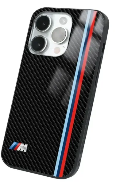 iPhone 14 Pro Tamperli Glossy Cam Kapak - BMW 8