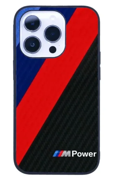 iPhone 14 Pro Tamperli Glossy Cam Kapak - BMW 9