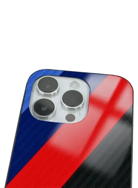 iPhone 14 Pro Tamperli Glossy Cam Kapak - BMW 9