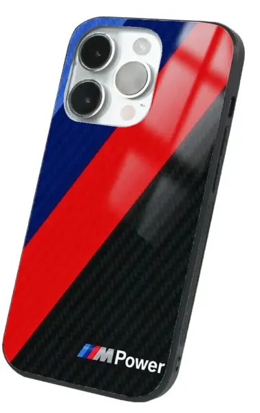 iPhone 14 Pro Tamperli Glossy Cam Kapak - BMW 9