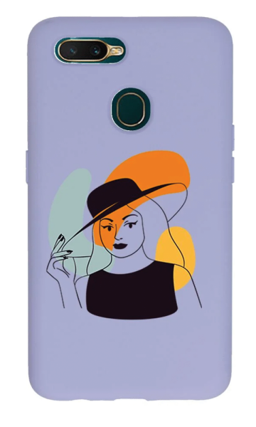 Oppo A12 Lansman Kılıf - Art Woman 4