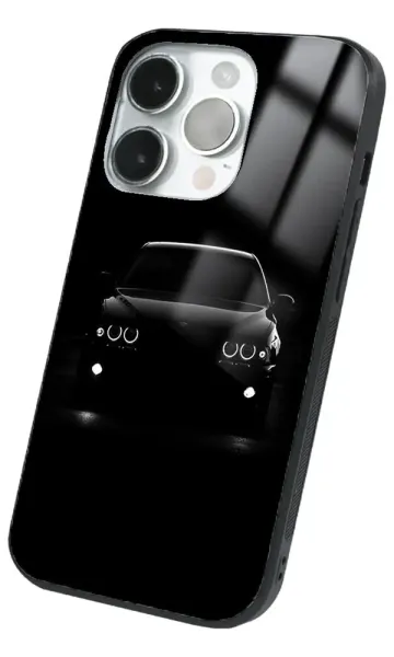 iPhone 14 Pro Tamperli Glossy Cam Kapak - BMW 1
