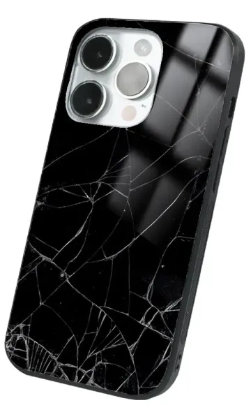 iPhone 14 Pro Tamperli Glossy Cam Kapak - Broken 2