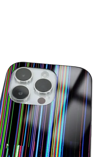 iPhone 14 Pro Tamperli Glossy Cam Kapak - Broken 3
