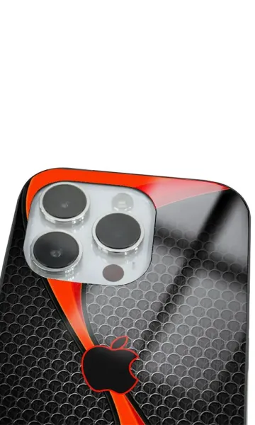 iPhone 14 Pro Tamperli Glossy Cam Kapak - Bükey