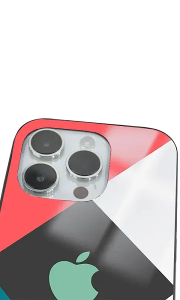 iPhone 14 Pro Tamperli Glossy Cam Kapak - Colors Ap
