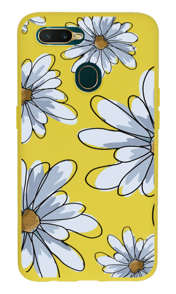 Oppo A5s Lansman Kılıf - Papatya Sarı