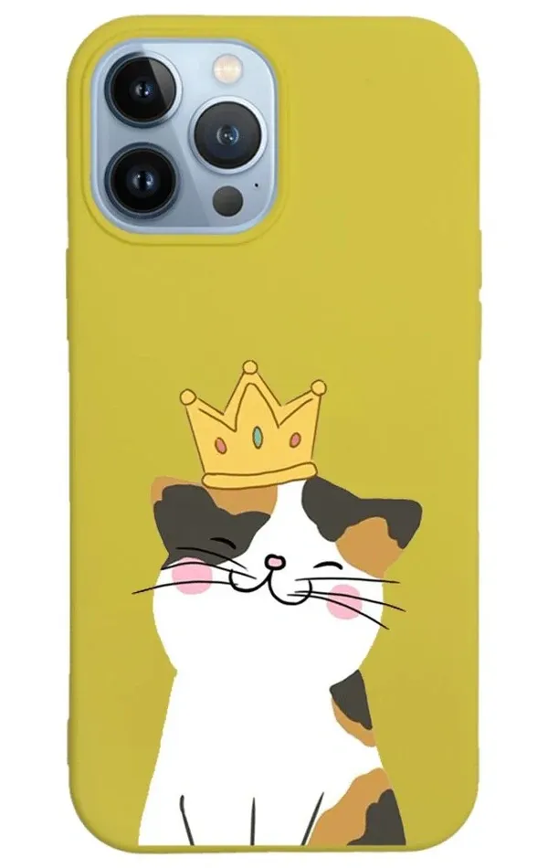 iPhone 13 Pro Max Lansman Kılıf - Kedi