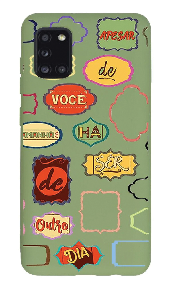 Samsung Galaxy A31 Lansman Kılıf - Voce Yeşil