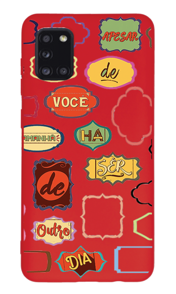 Samsung Galaxy A31 Lansman Kılıf - Voce Kırmızı