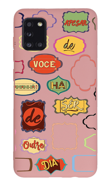 Samsung Galaxy A31 Lansman Kılıf - Voce Pembe