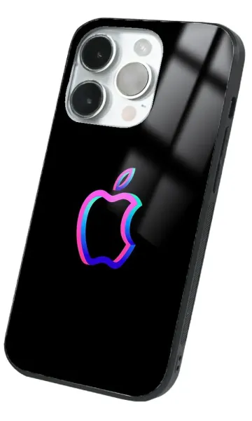 iPhone 14 Pro Tamperli Glossy Cam Kapak - Logo 1
