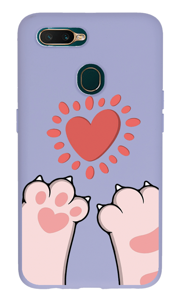 Oppo A5s Lansman Kılıf - Pati Lila