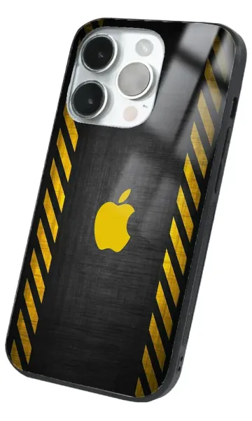 iPhone 14 Pro Tamperli Glossy Cam Kapak - Logo 3