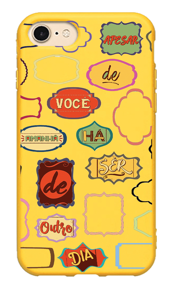 iPhone 8 Lansman Kılıf - Voce Sarı