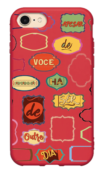 iPhone 8 Lansman Kılıf - Voce Kırmızı