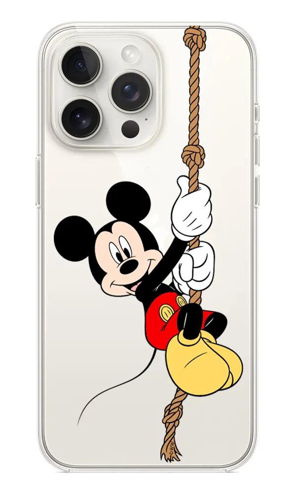 Mickey Mouse 2 Şeffaf Silikon Kılıf