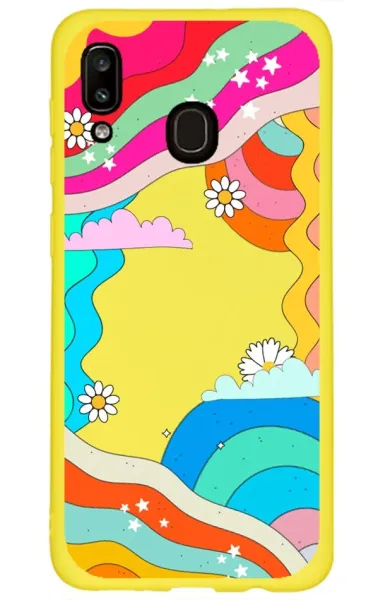Samsung A20 Lansman Kılıf - Colors