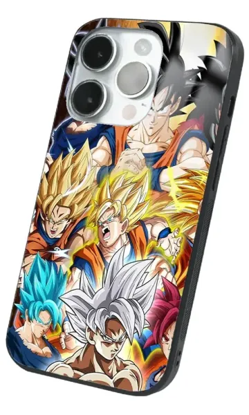 iPhone 14 Pro Max Tamperli Glossy Cam Kapak - Anime